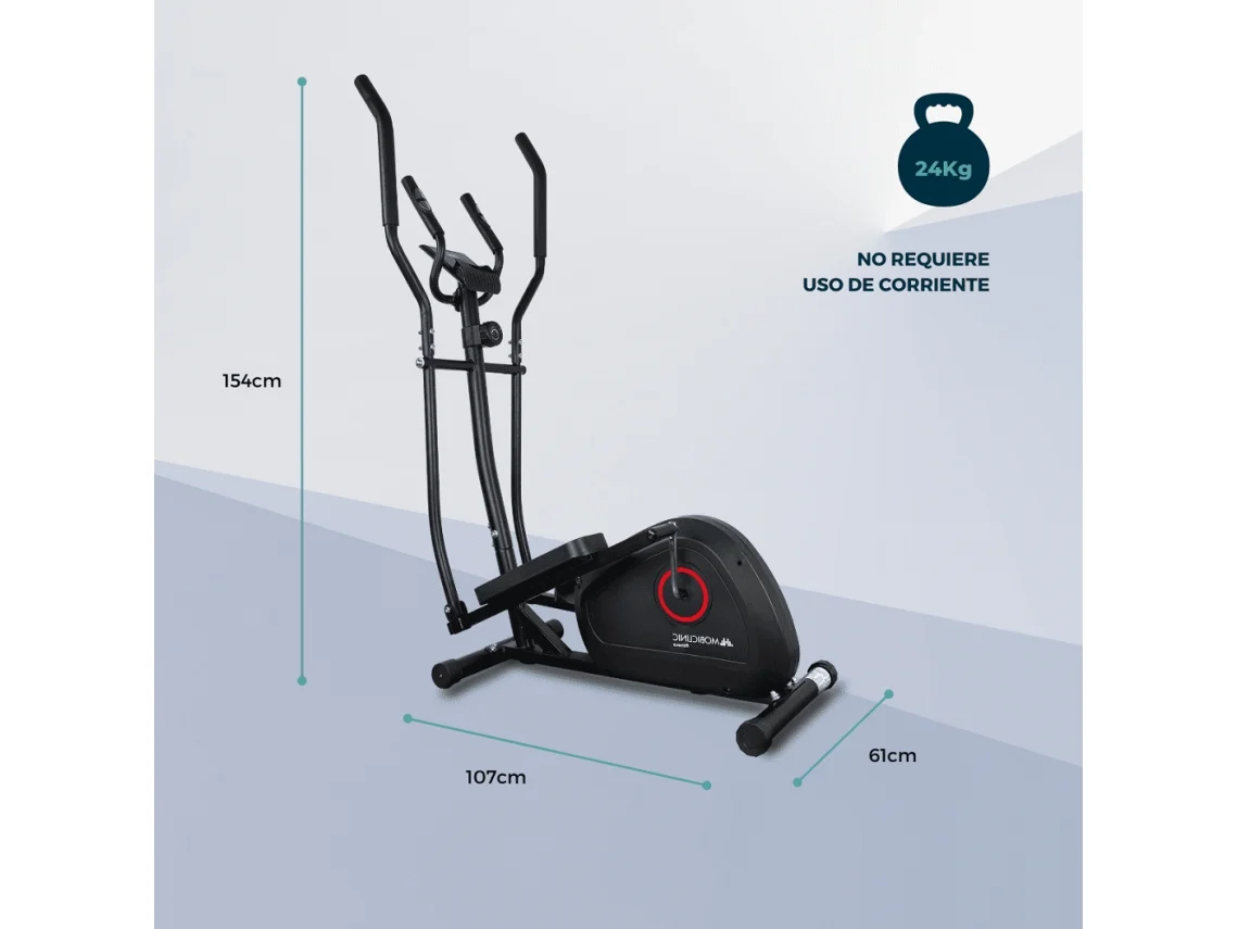 MOBICLINIC Atlas 8 Ellipsentrainer mit Widerstand und LCD-Bildschirm – Bild 6