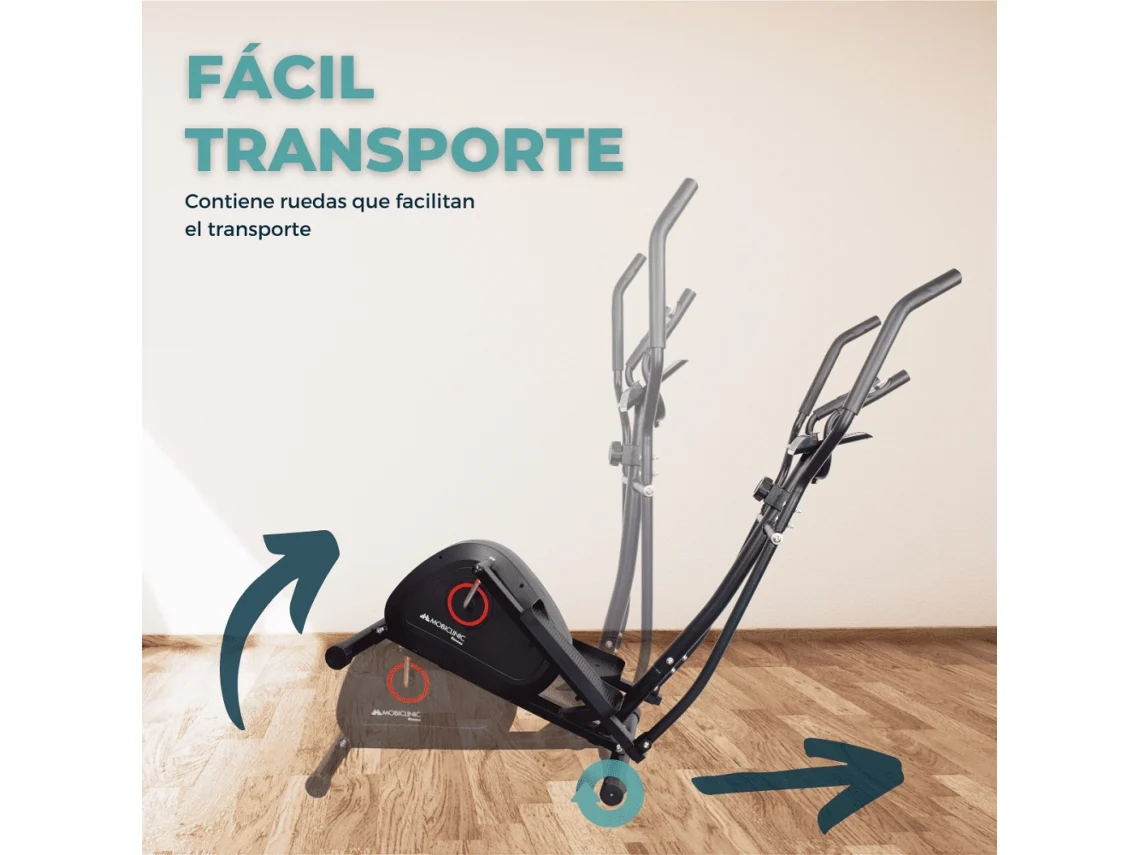 MOBICLINIC Atlas 8 Ellipsentrainer mit Widerstand und LCD-Bildschirm – Bild 3