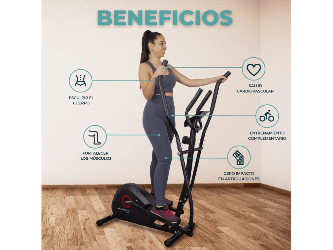 MOBICLINIC Atlas 8 Ellipsentrainer mit Widerstand und LCD-Bildschirm – Bild 5