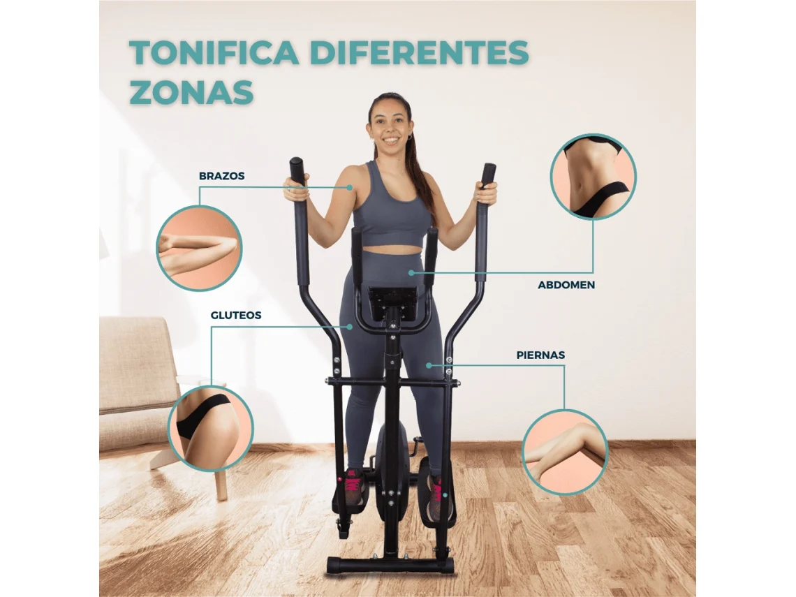 MOBICLINIC Atlas 8 Ellipsentrainer mit Widerstand und LCD-Bildschirm – Bild 4
